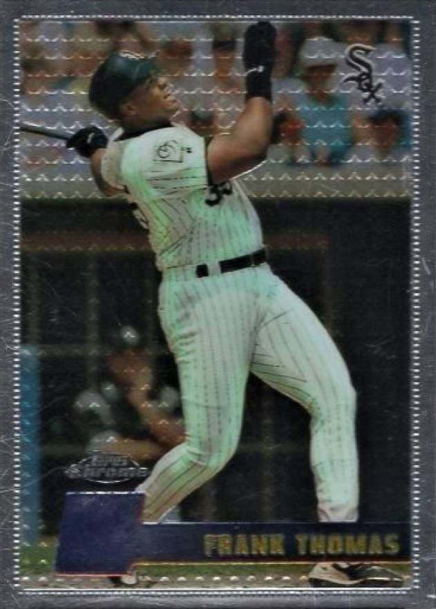 1996 Topps Chrome Frank Thomas #29 Baseball Card