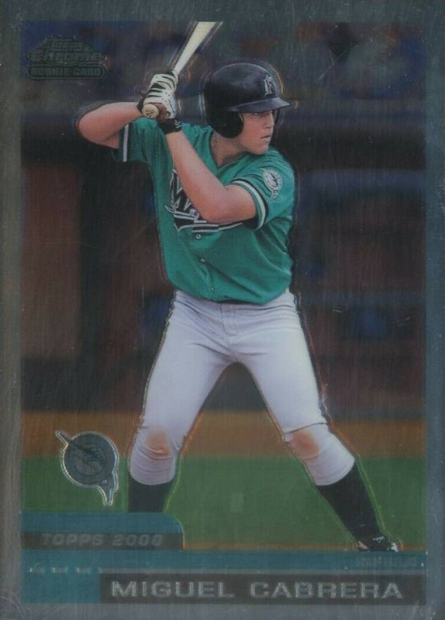 2000 Topps Chrome Traded Miguel Cabrera #T40 Baseball Card