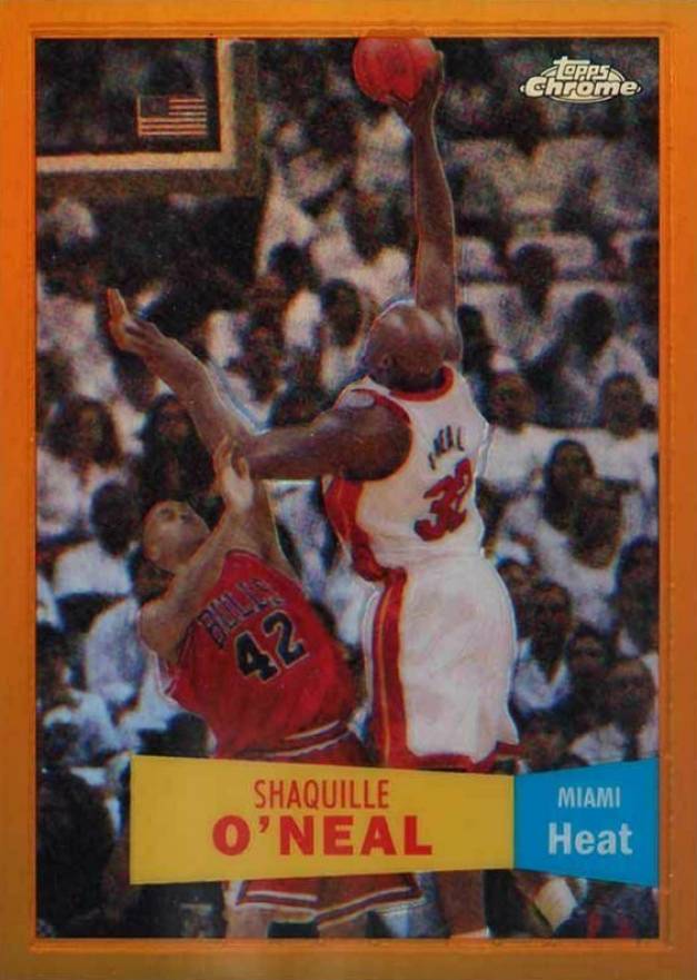 2007 Topps Chrome Shaquille O'Neal #32 Basketball Card