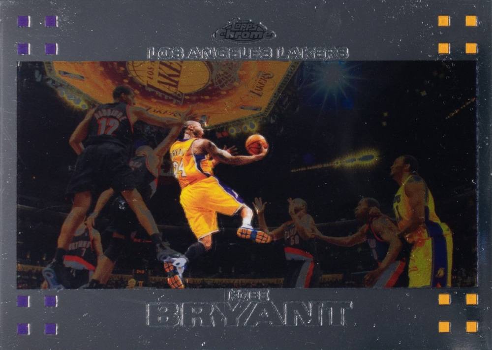 2007 Topps Chrome Kobe Bryant #24 Basketball Card
