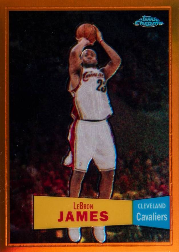 2007 Topps Chrome LeBron James #23 Basketball Card