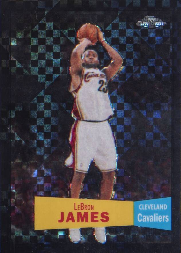 2007 Topps Chrome LeBron James #23 Basketball Card
