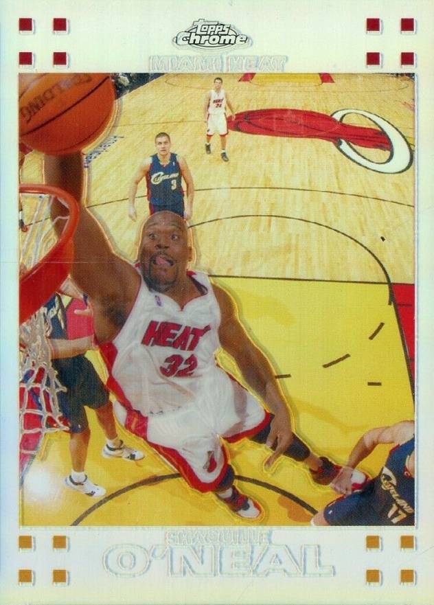 2007 Topps Chrome Shaquille O'Neal #32 Basketball Card