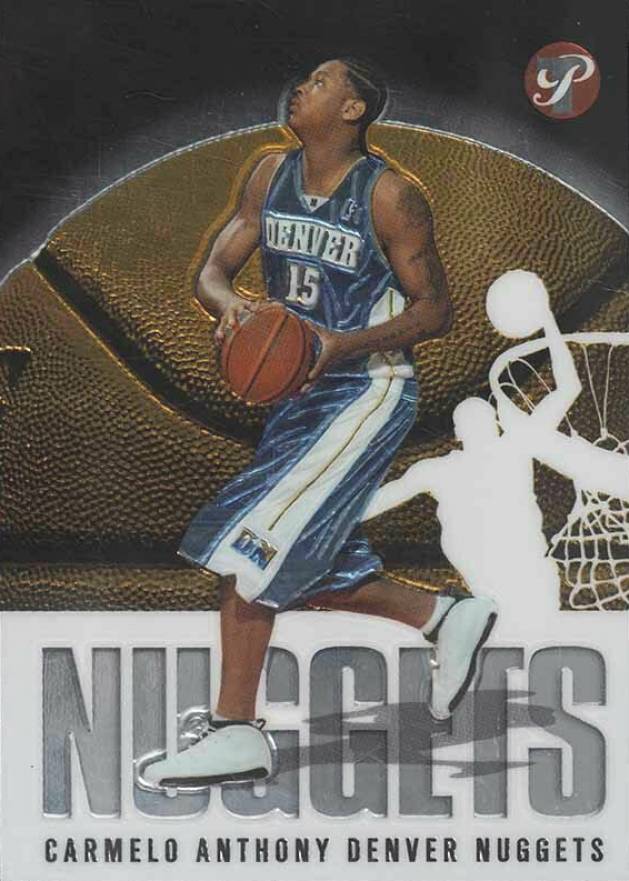 2003 Topps Pristine Carmelo Anthony #107 Basketball Card