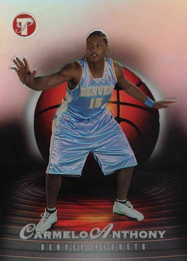 2003 Topps Pristine Carmelo Anthony #108 Basketball Card