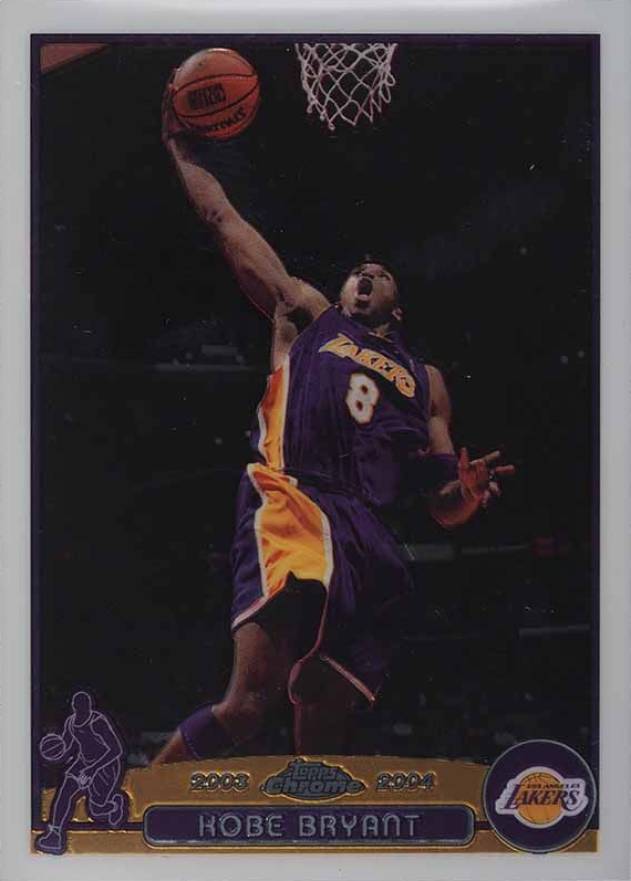 2003 Topps Chrome Kobe Bryant #36 Basketball Card