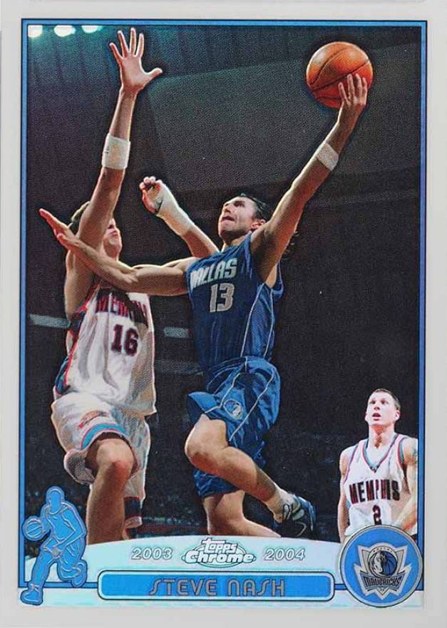 2003 Topps Chrome Steve Nash #13 Basketball Card