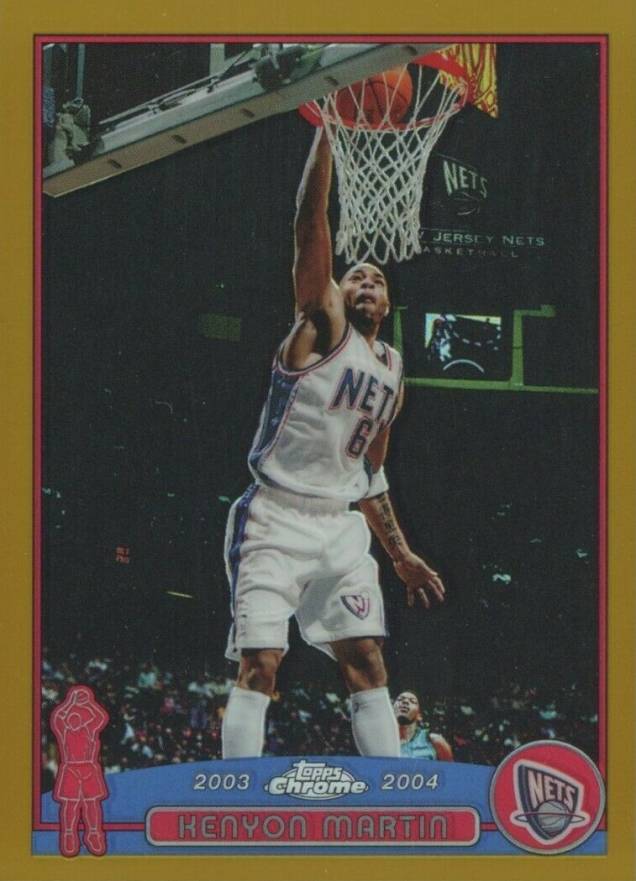 2003 Topps Chrome Kenyon Martin #18 Basketball Card