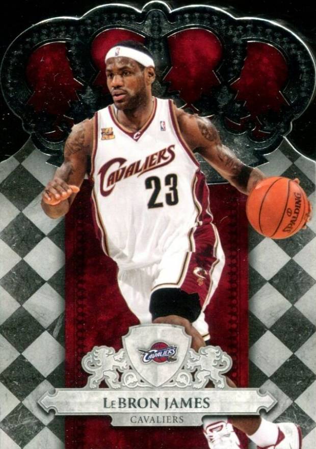 2009 Panini Crown Royale LeBron James #38 Basketball Card