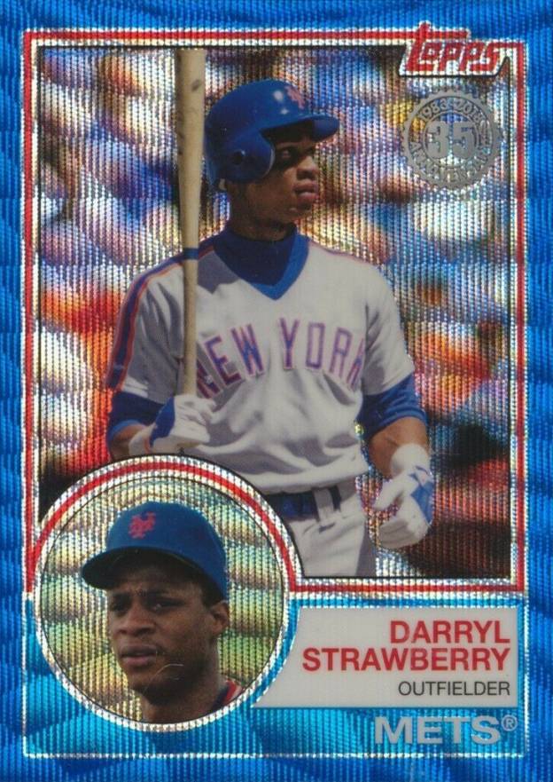 2018 Topps Silver Pack 1983 Chrome Promo Darryl Strawberry #71 Baseball Card
