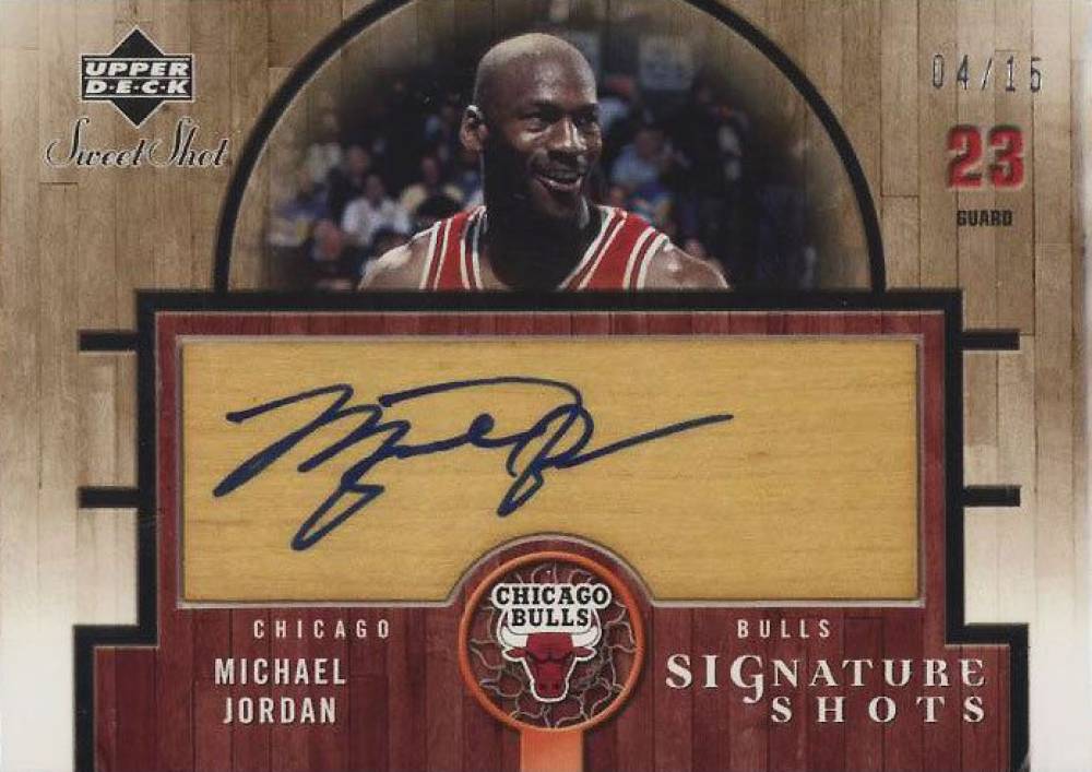 2005 Upper Deck Sweet Shot Signature Shots Michael Jordan #SSWMJ Basketball Card