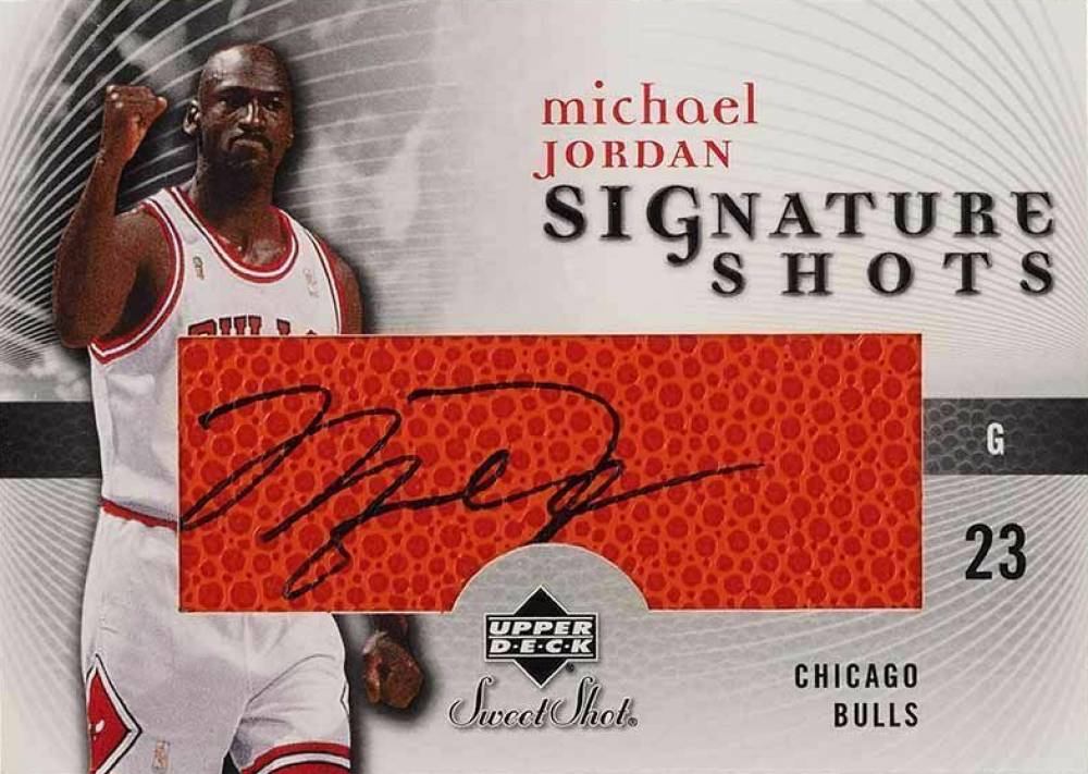 2005 Upper Deck Sweet Shot Signature Shots Michael Jordan #SS-MJ Basketball Card