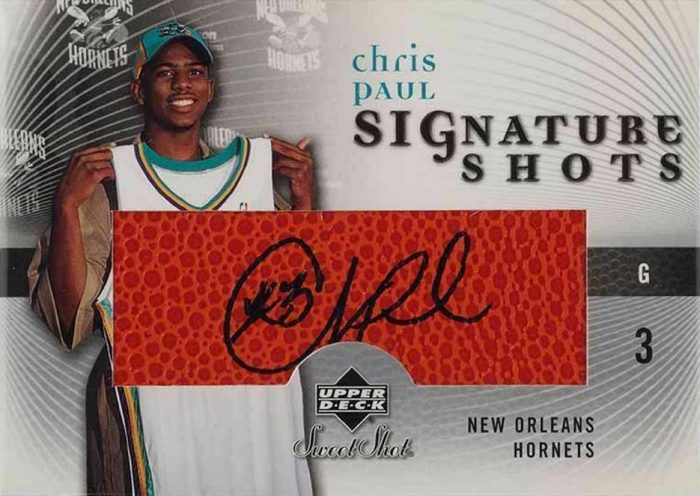 2005 Upper Deck Sweet Shot Signature Shots Chris Paul #SS-CP Basketball Card