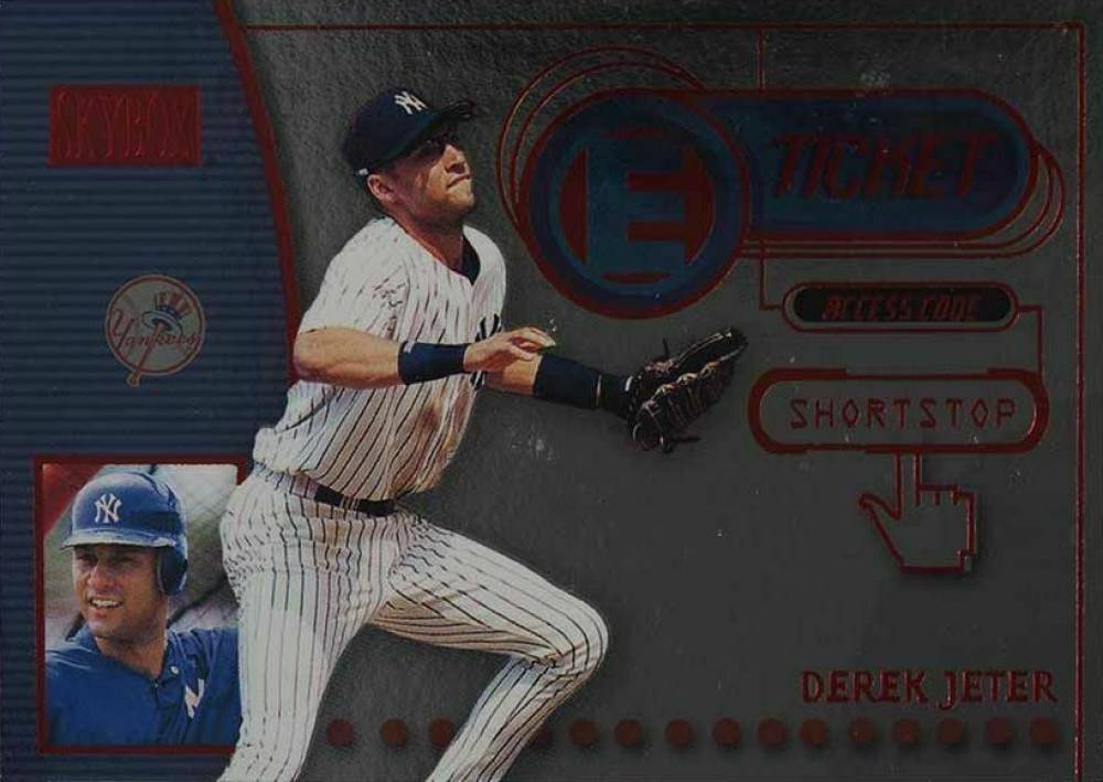 2000 Skybox E-Ticket Derek Jeter #2 Baseball Card