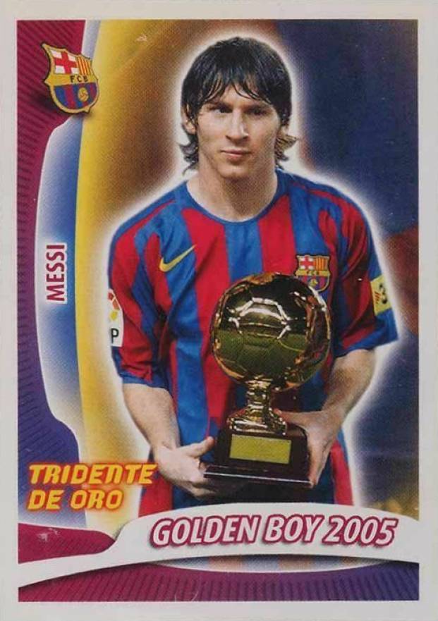 2005 Panini FC Barcelona Stickers Lionel Messi #67 Soccer Card