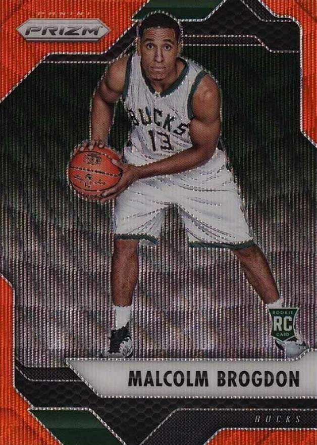 2016-17 Panini Prizm Malcolm Brogdon Rookie RC Silver Starburst Prizm Pacers 