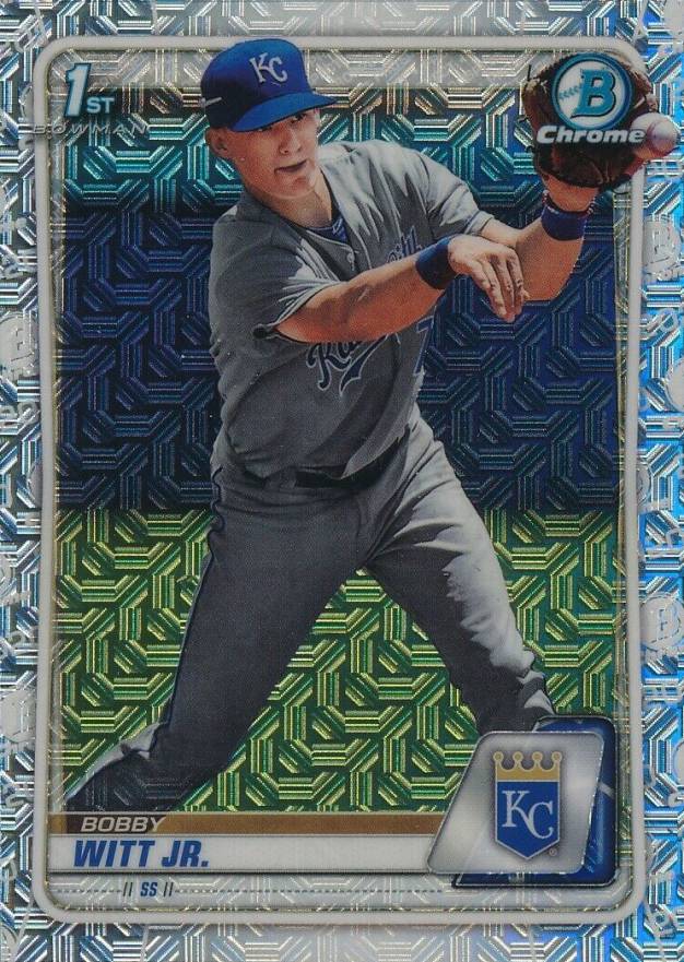 2020 Bowman Chrome Mega Box Bobby Witt Jr. #BCP25 Baseball Card