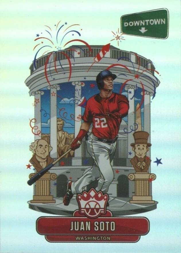 2020 Panini Diamond Kings Downtown Juan Soto #D18 Baseball Card