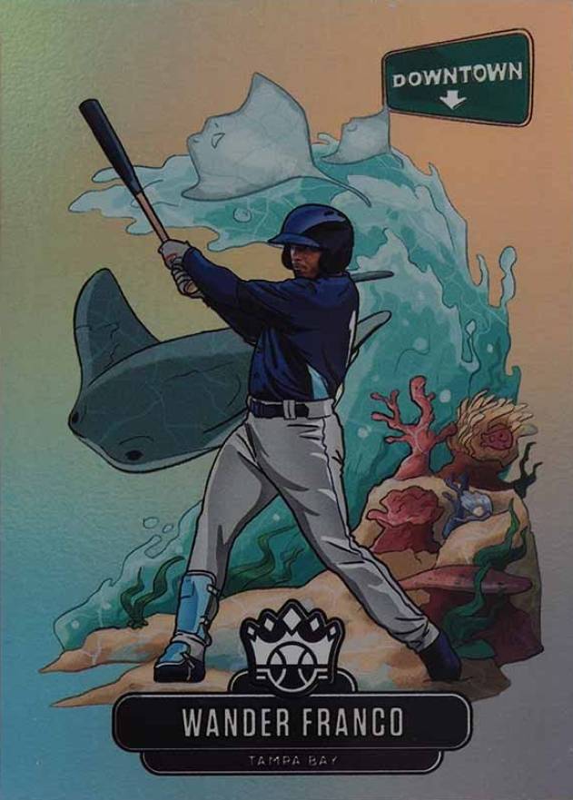2020 Panini Diamond Kings Downtown Wander Franco #D11 Baseball Card