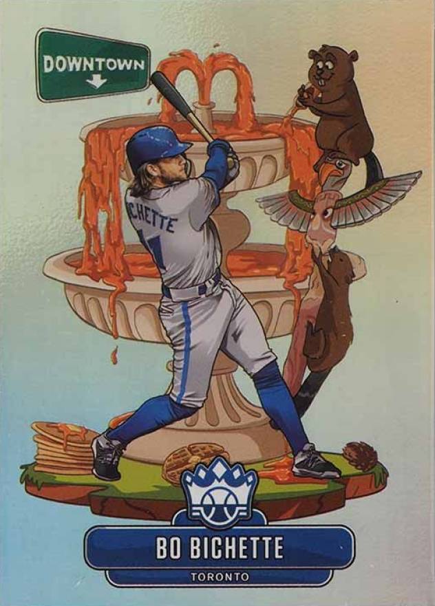2020 Panini Diamond Kings Downtown Bo Bichette #D10 Baseball Card