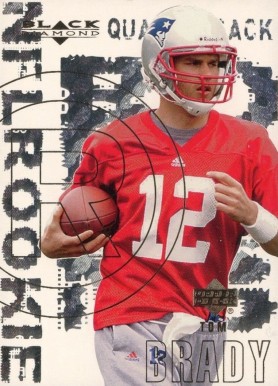 2000 Upper Deck Black Diamond Tom Brady #126 Football Card