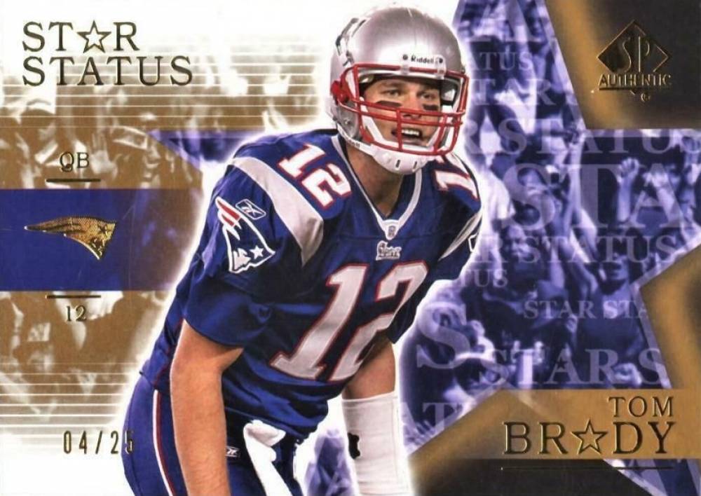 2003 SP Authentic  Tom Brady #142 Football Card