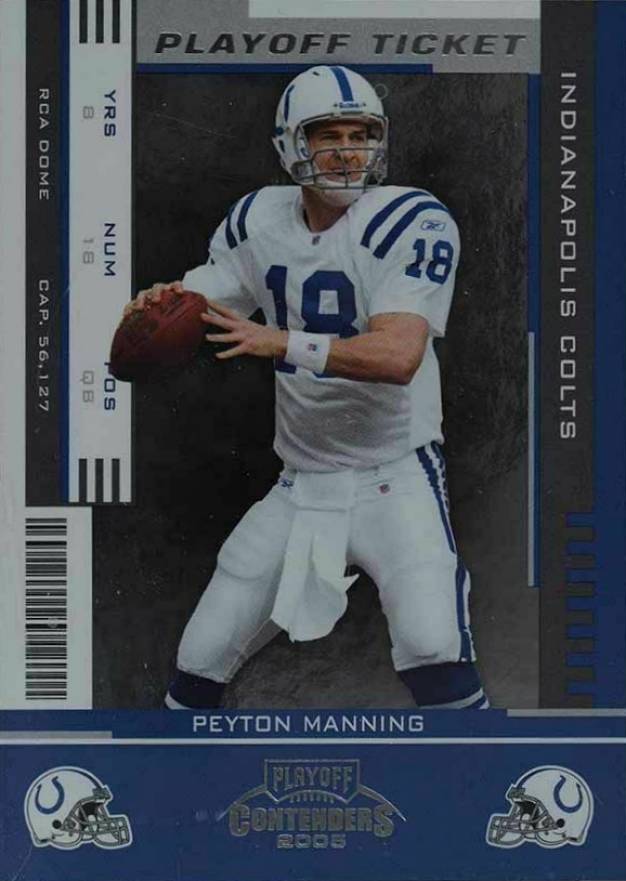 2005 Playoff Contenders Peyton Manning #44 Football Card