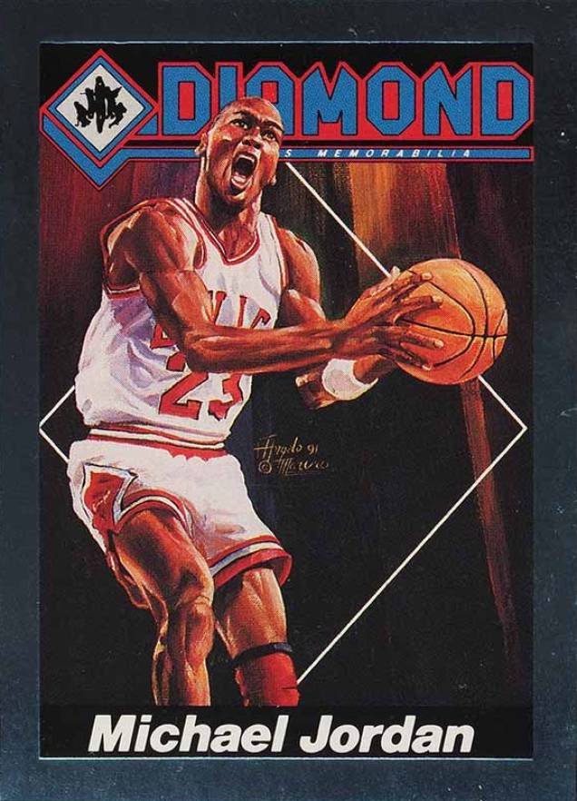 1992 Diamond Sports Memorabilia Michael Jordan #12 Basketball Card