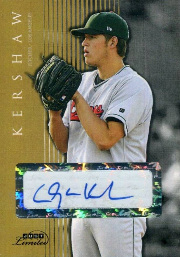 2007 Just Limited Autographs Clayton Kershaw #14 Baseball Card