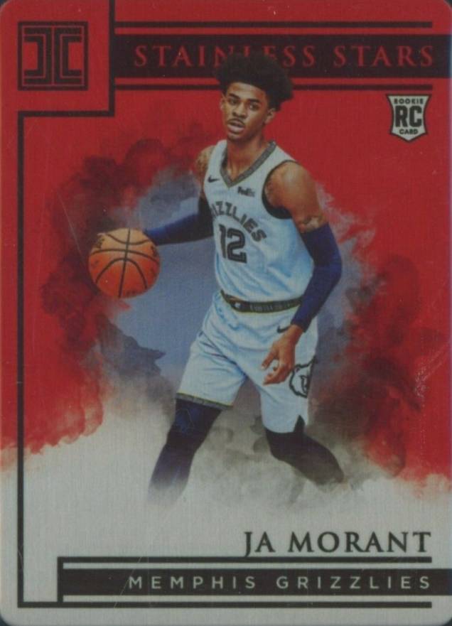 2019 Panini Impeccable Stainless Stars Ja Morant #11 Basketball Card