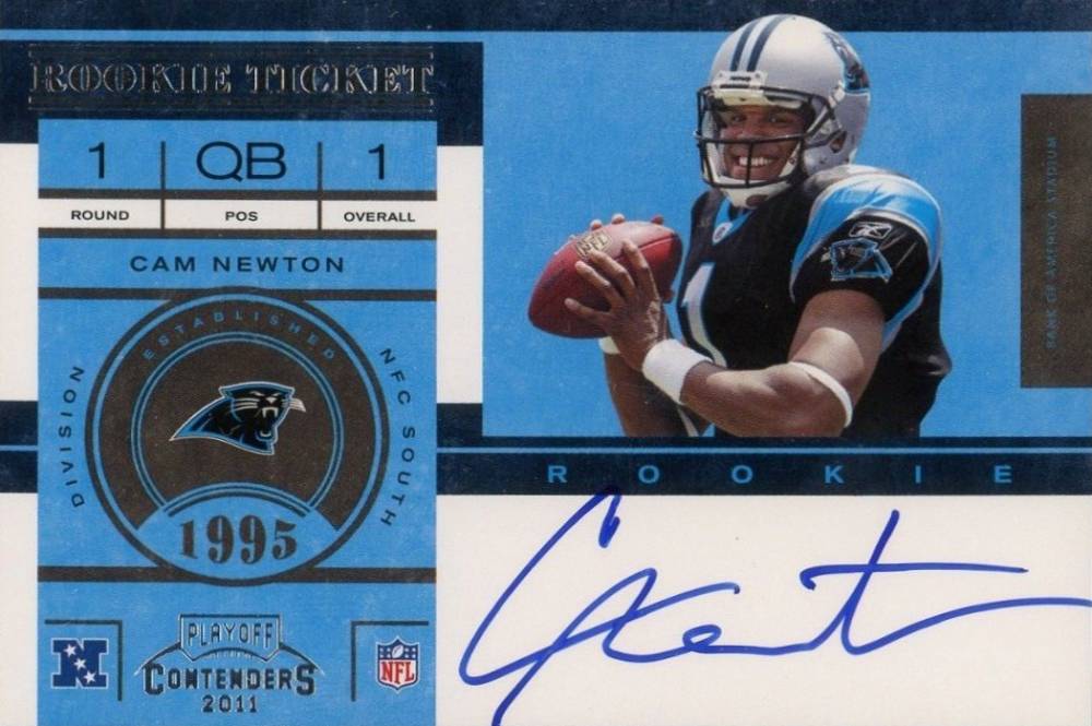 2011 Playoff Contenders Cam Newton #228 Football Card