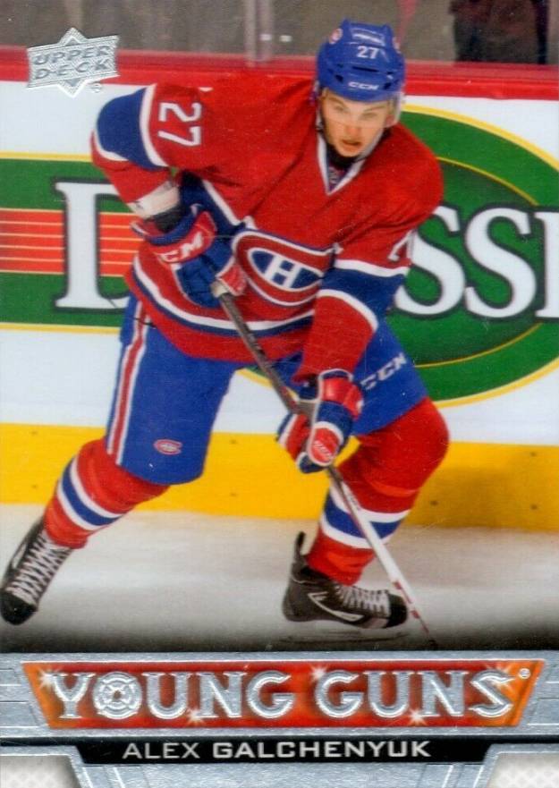 2013 Upper Deck Alex Galchenyuk #203 Hockey Card