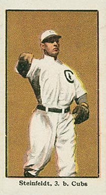 1910 American Caramel Chicago Steinfeldt, 3.b. Cubs # Baseball Card