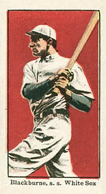 1910 American Caramel Chicago Blackburne, s.s. White Sox # Baseball Card