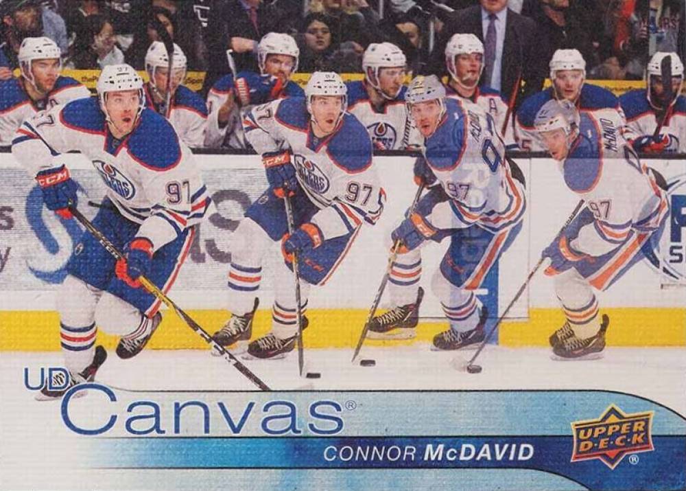 2016 Upper Deck Canvas Connor McDavid #C35 Hockey Card
