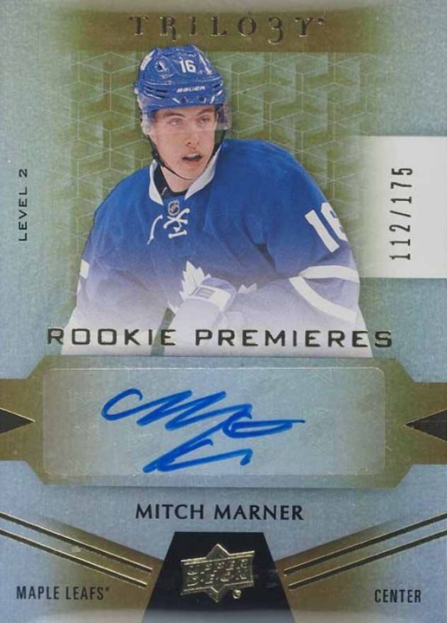 2016 Upper Deck Trilogy Mitch Marner #86 Hockey Card