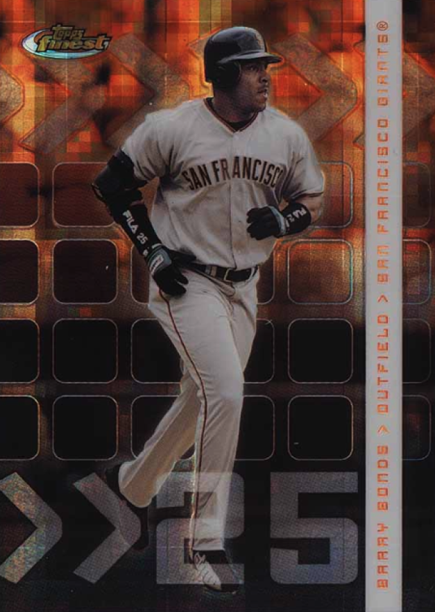 2002 Finest Barry Bonds #19 Baseball Card