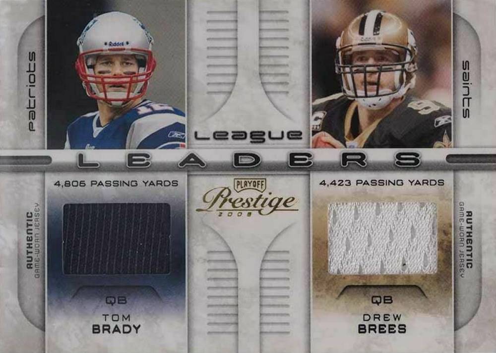2008 Playoff Prestige League Leaders  Brady/Brees/Romo/Favre #LL-16 Football Card
