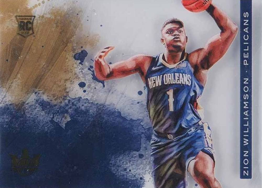 2019 Panini Court Kings Acetate Rookies Zion Williamson #5 Basketball Card