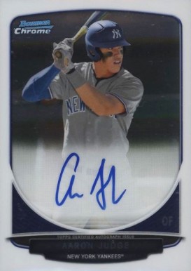 2013 Bowman Chrome Draft Picks & Prospects Autographs Aaron Judge #BCAAJ Baseball Card