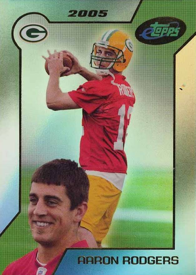 2005 eTopps Aaron Rodgers #57 Football Card