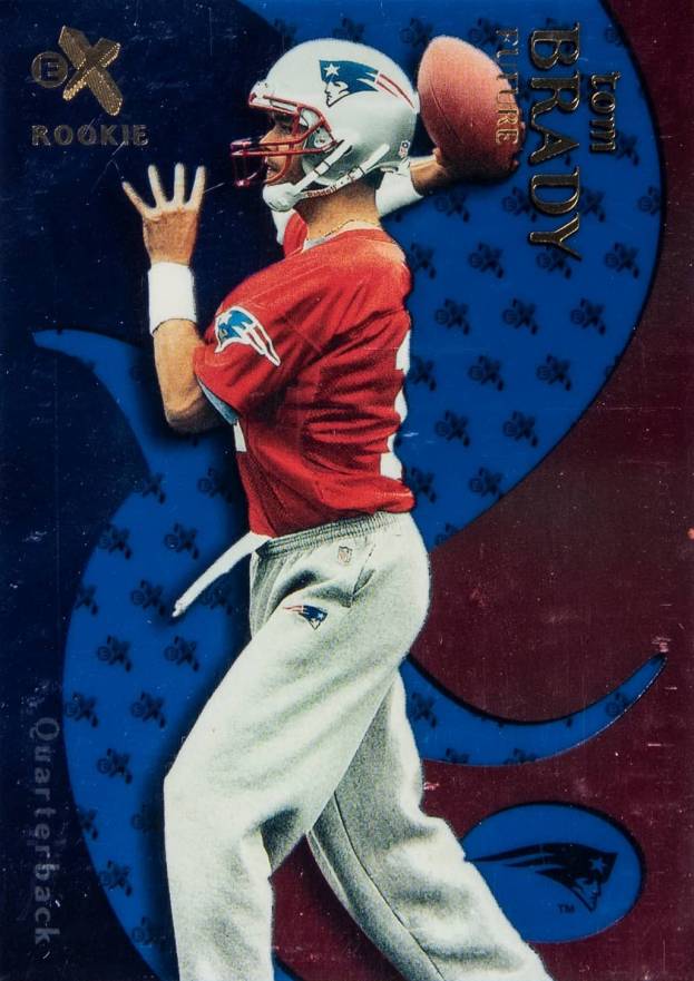 2000 E-X Tom Brady #122 Football Card