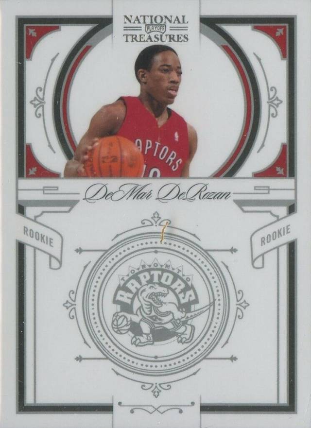 2009 Playoff National Treasures DeMar DeRozan #199 Basketball Card