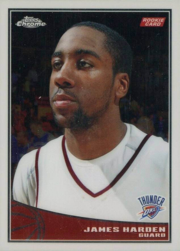 2009 Topps Chrome James Harden #99 Basketball Card