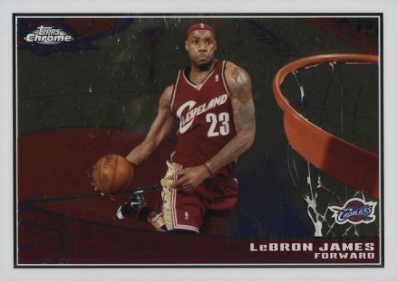 2009 Topps Chrome LeBron James #16 Basketball Card