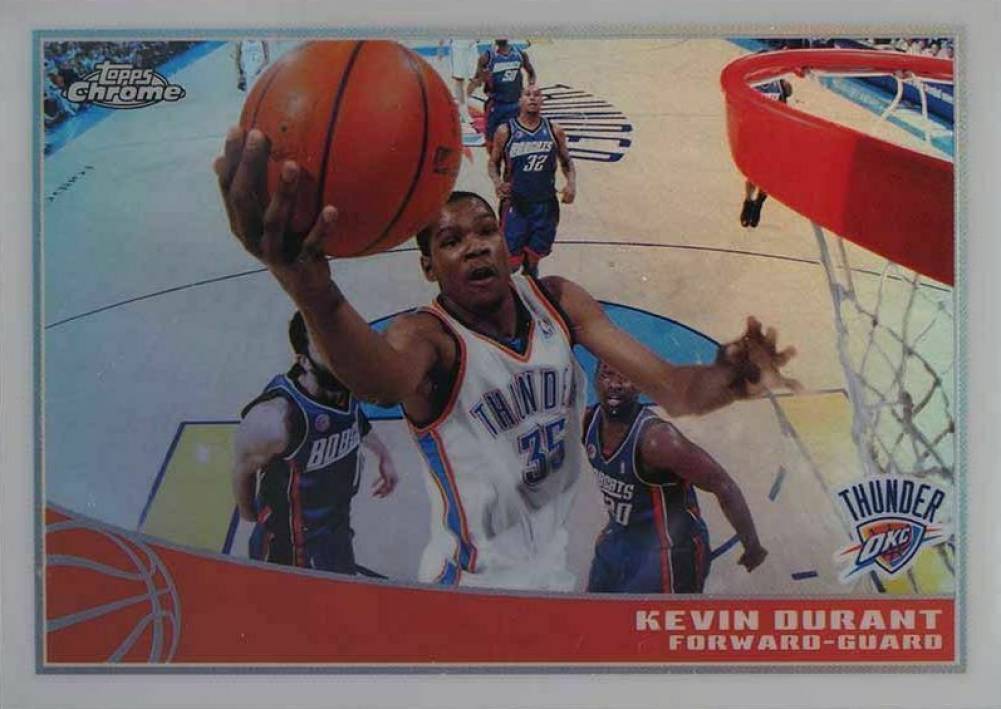 2009 Topps Chrome Kevin Durant #68 Basketball Card