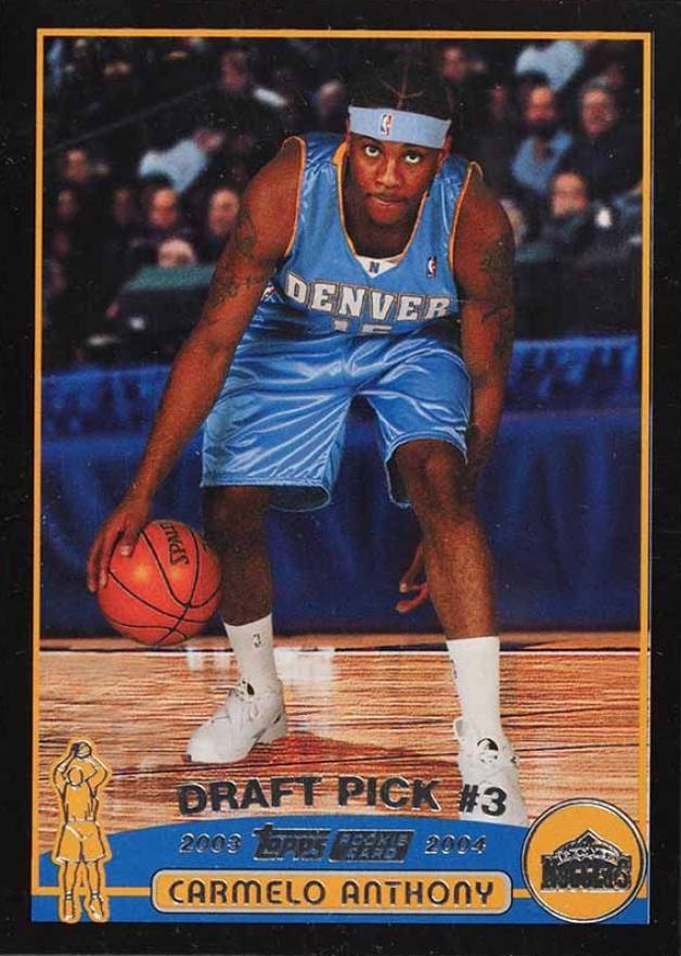 2003 Topps Carmelo Anthony #223 Basketball Card