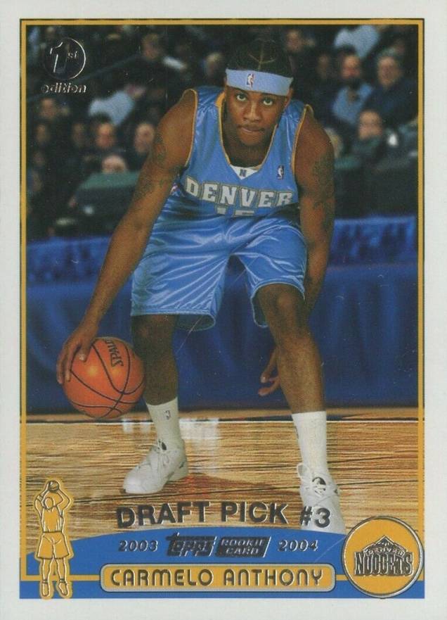 2003 Topps Carmelo Anthony #223 Basketball Card