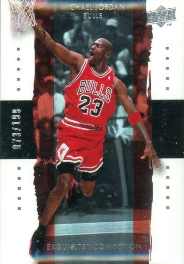 2009 Upper Deck Exquisite Collection Michael Jordan #23 Basketball Card