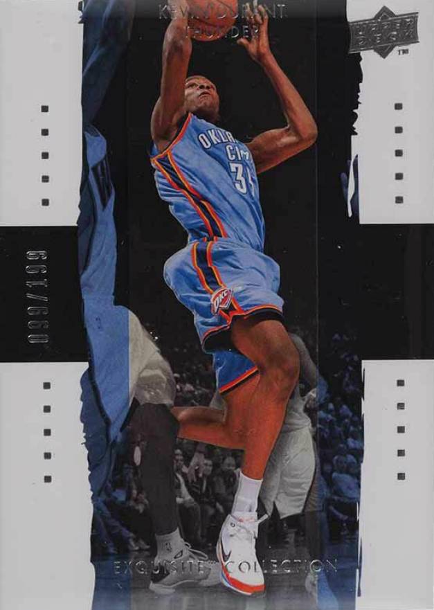 2009 Upper Deck Exquisite Collection Kevin Durant #33 Basketball Card